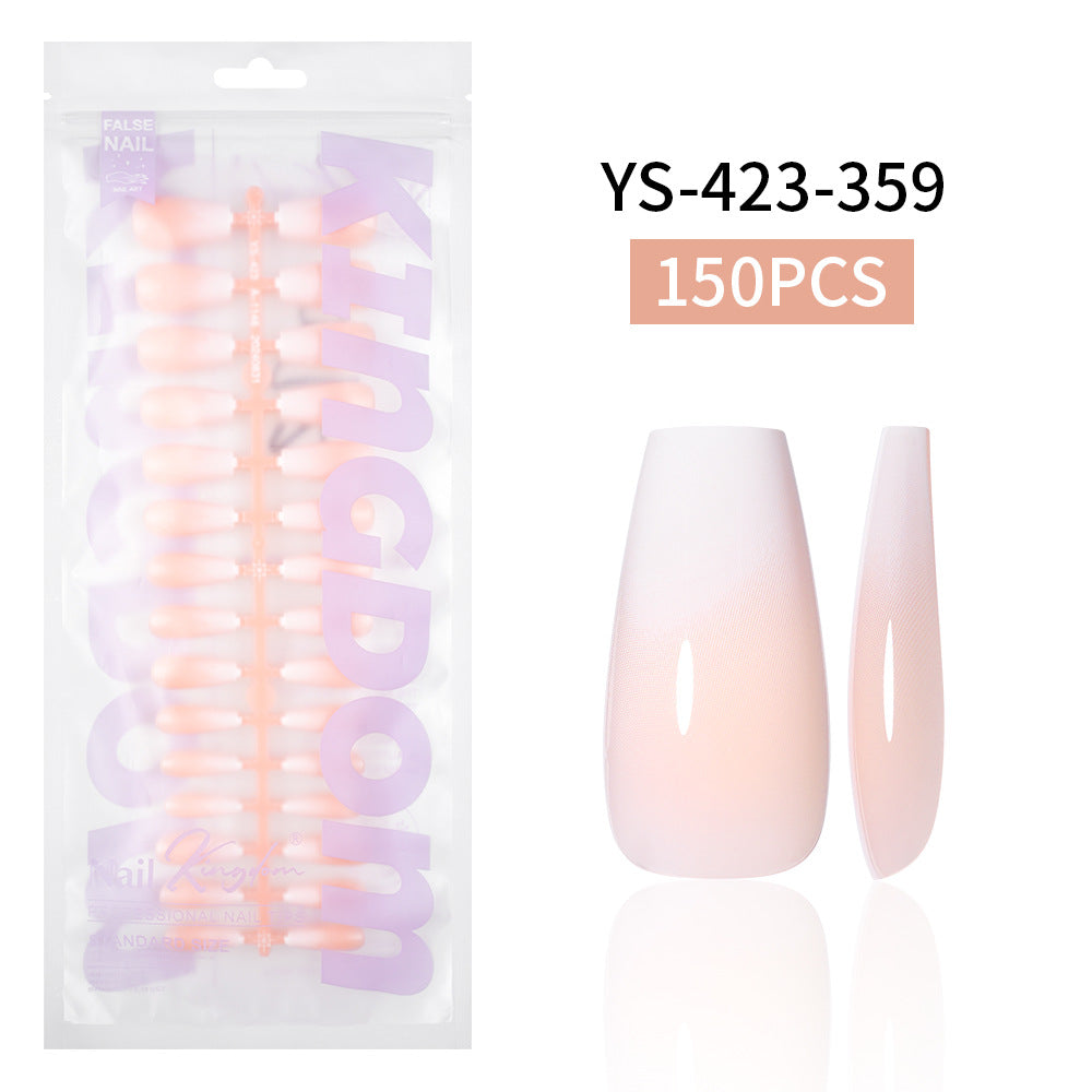Nail Tips Europe and the United States  gradual change press on nails, simple water drop nail spray removable fake nail 150 pieces prefabricated nail