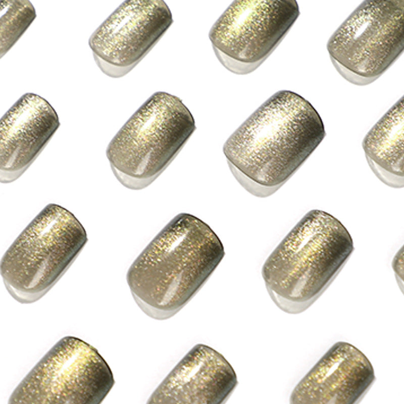 Wholesale , cat eye nail piece Finished product removable advanced press on nails|365nails