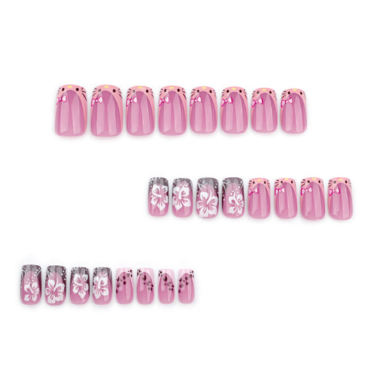 French sweet cat wearing nail art short square s   s nail film|365nails