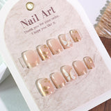 Short square armor Internet celebrity explosion butterfly flower press-on nails