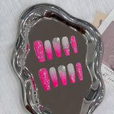 Unhas postiças extra longas, engraçadas, de desenho animado, fofas, feitas à mão, personalizadas, pintadas à mão, removíveis | 365nails