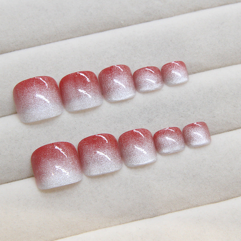 Uñas postizas Cat Eye Fine Flash, uñas postizas extraíbles Fine Flash, 24 piezas |365nails