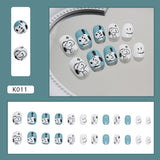 Unhas infantis divertidas e fofas, atacado, 24 peças | 365 unhas