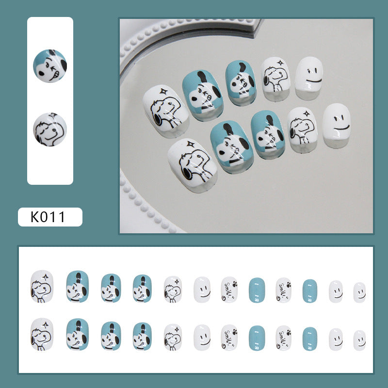 Unhas infantis divertidas e fofas, atacado, 24 peças | 365 unhas