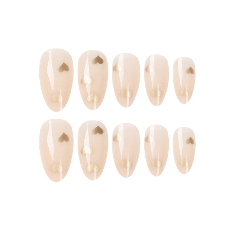 Adesivo de unha nude francês simples, peça de unha removível, peça de unha para arte de unha, remendo de unha |365nails