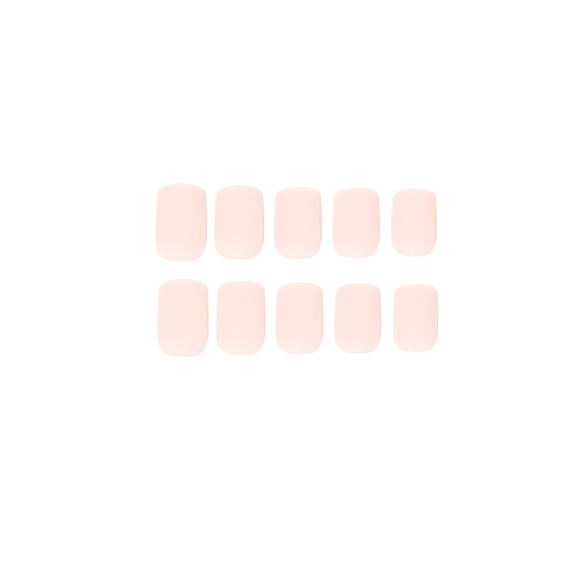 Press on nails wholesale solid color matte rectangular nail Press on nails piece Finished product Press on nails|365nails