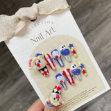 Pure hand-kneaded Halloween clown handmade manicure press-on nails finished fake nails finished manicure | 365nails