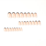 Wearing nail short black French wearable nail patch Wearing nail piece Nail piece Wearable finished nail