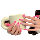 Unhas postiças extra longas, engraçadas, de desenho animado, fofas, feitas à mão, personalizadas, pintadas à mão, removíveis | 365nails