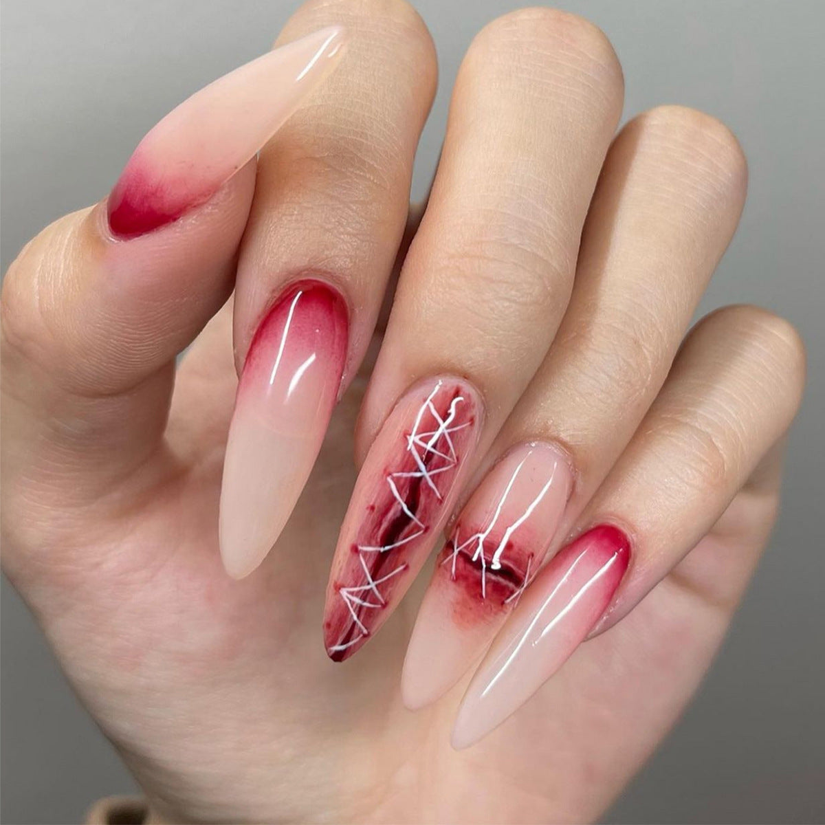 Halloween Wear Nail 3D Three-dimensional Nail Art False Nails Spider Bat Nail Sheets Wholesale|365nails