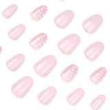 Uñas postizas cortas y redondas, ¡muy vendidas! Uñas postizas a presión, venta al por mayor | 365nails