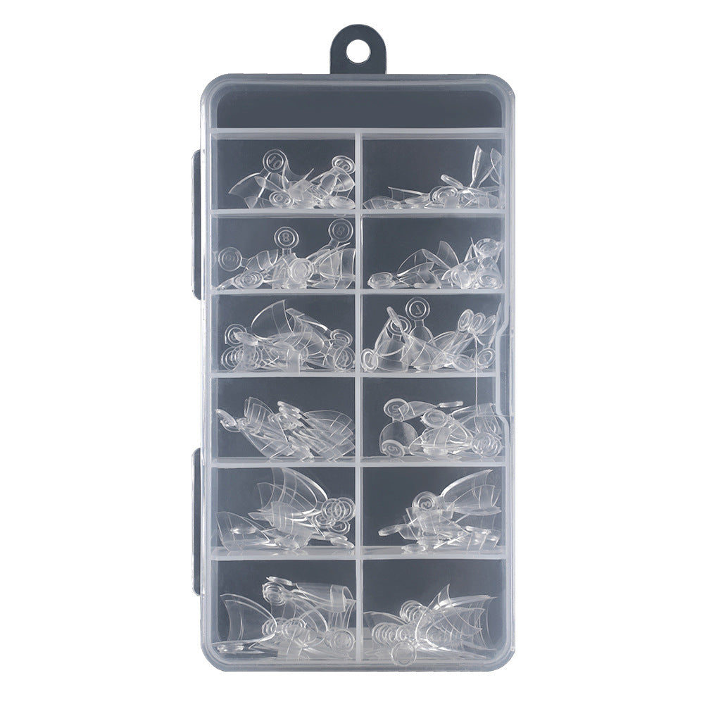 Nail Tips nail film short transparent semi-matte and semi-sticker French non-marking ultra-thin nail film simple 120 fake nails