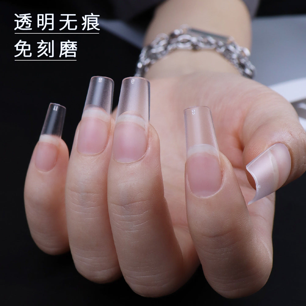Nail Tips Nail pads are transparent and semi-matte, fully pasted, ultra-thin and non-marking, extended, and 240 full-size fake nails are free of engraving and grinding.