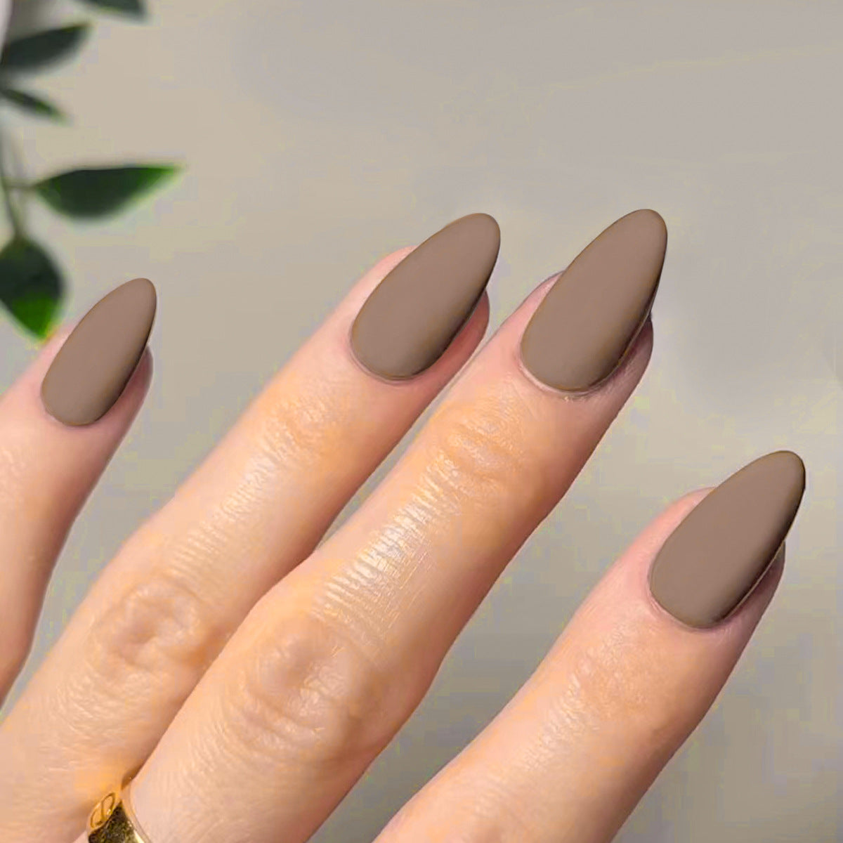 Factory direct sales solid color feel matte nail art wholesale nail art piece finished product press-on nails short nail piece nails|365nails
