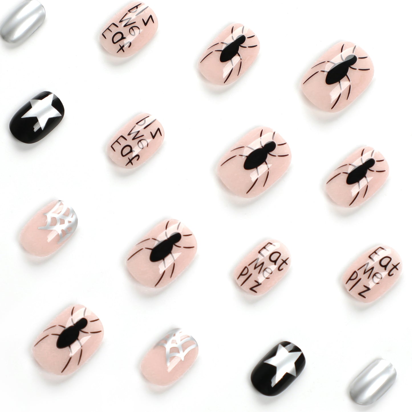 Europa, América, s, unhas postiças, adesivos curtos para unhas de Halloween, peças especiais para unhas artísticas no atacado|365nails