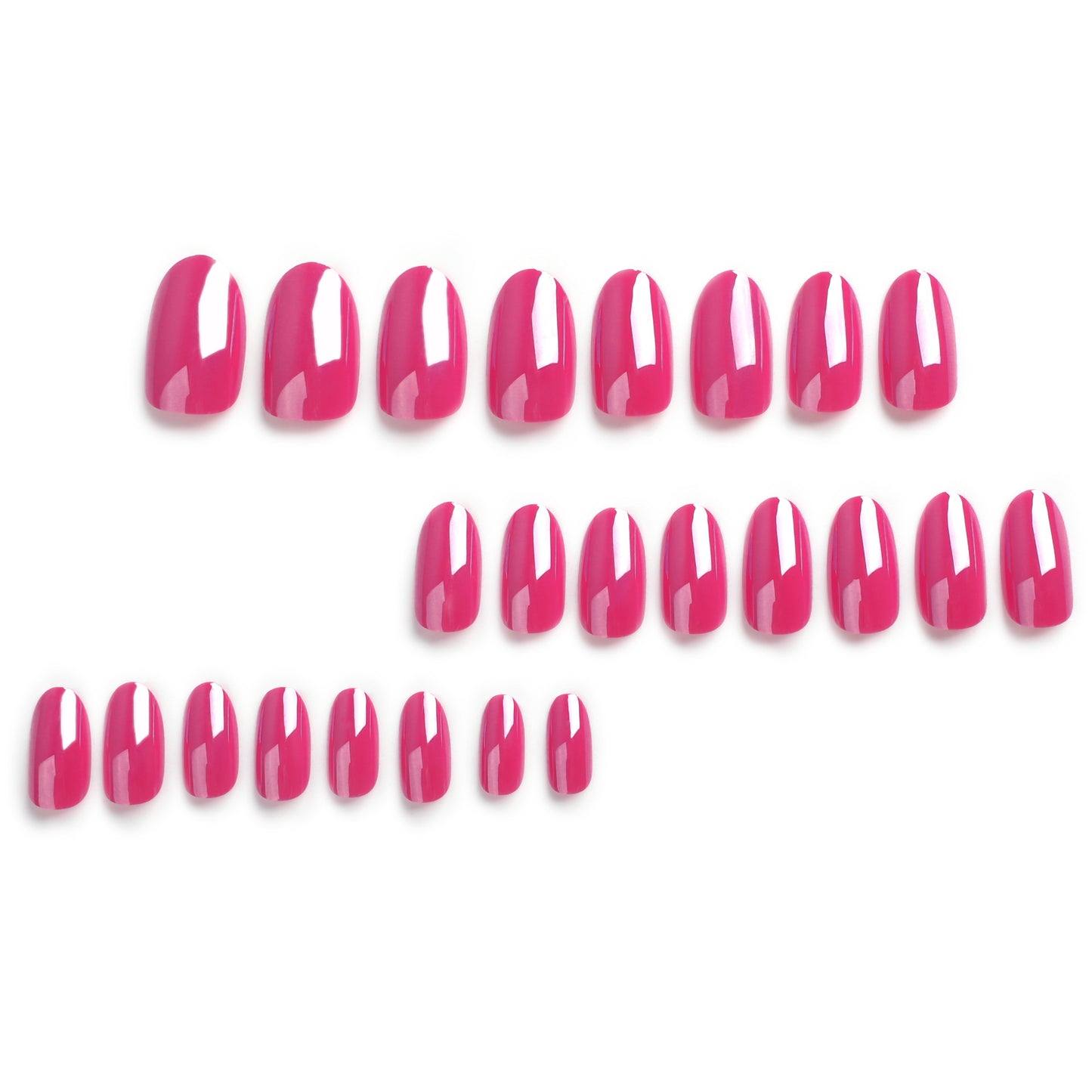 Wear nail short nail piece rose red laser fake nail removable finished nail piece wholesale press on nails