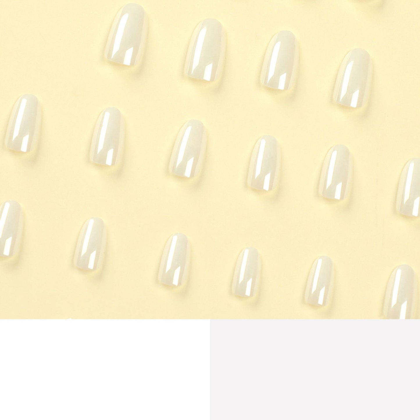 Wear fake nail pads White laser nail pads Removable nail pads Wholesale nail patches Wearable nail stickers|365nails