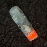 Title Frostlit Tales | Luminous Snow-Scene Press-On Nails