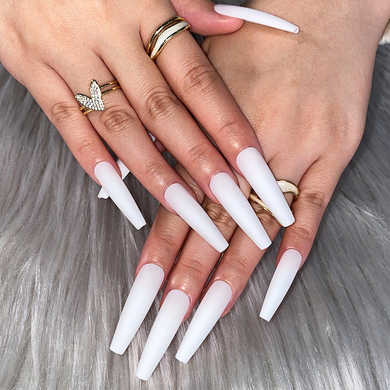 Long Solid Color Frosted Long Ballet Collection Nail Art Art Wholesale Nail Art |365nails