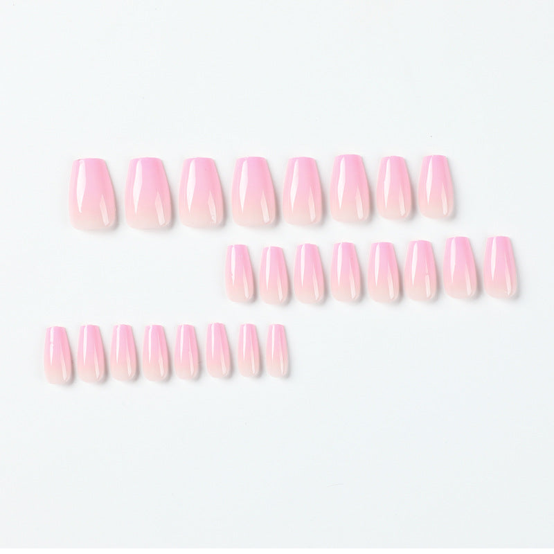 Use unhas por atacado, balé curto, mudança gradual em pó, peça de unha falsa, atacado, remendo de unha, use unhas curtas, use|365nails