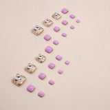 Unhas postiças de borboleta com flor e folha de ouro, cor sólida, rosa, para meninas, unhas postiças, estilo vento, unhas postiças, 365nails