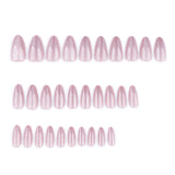Sweet pink cat eye wearing nail almond wearing nail piece press on nails nail piece wholesale
