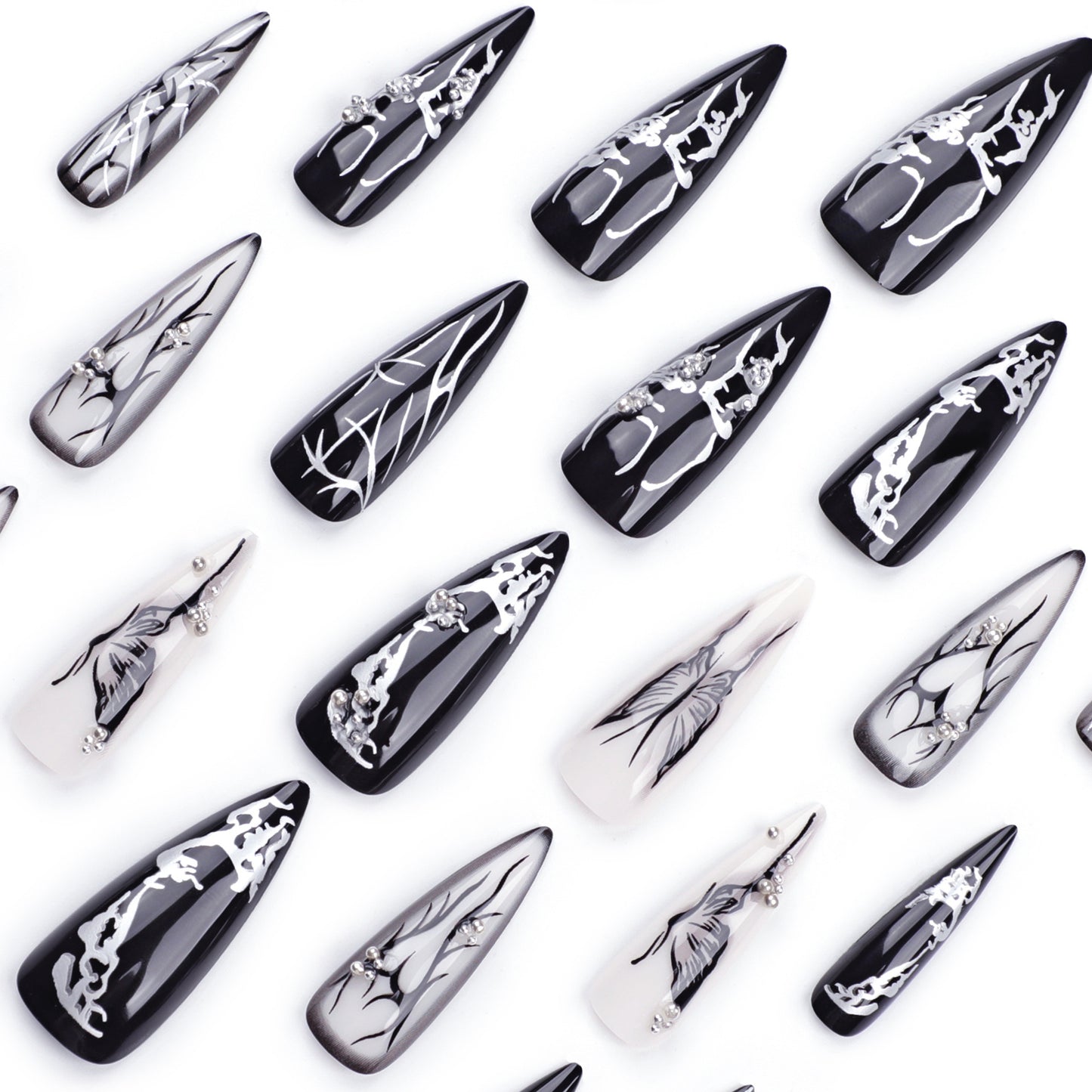 Dark, cool and spicy, hot-selling nail art in Europe and America, love butterfly wearing , |365nails