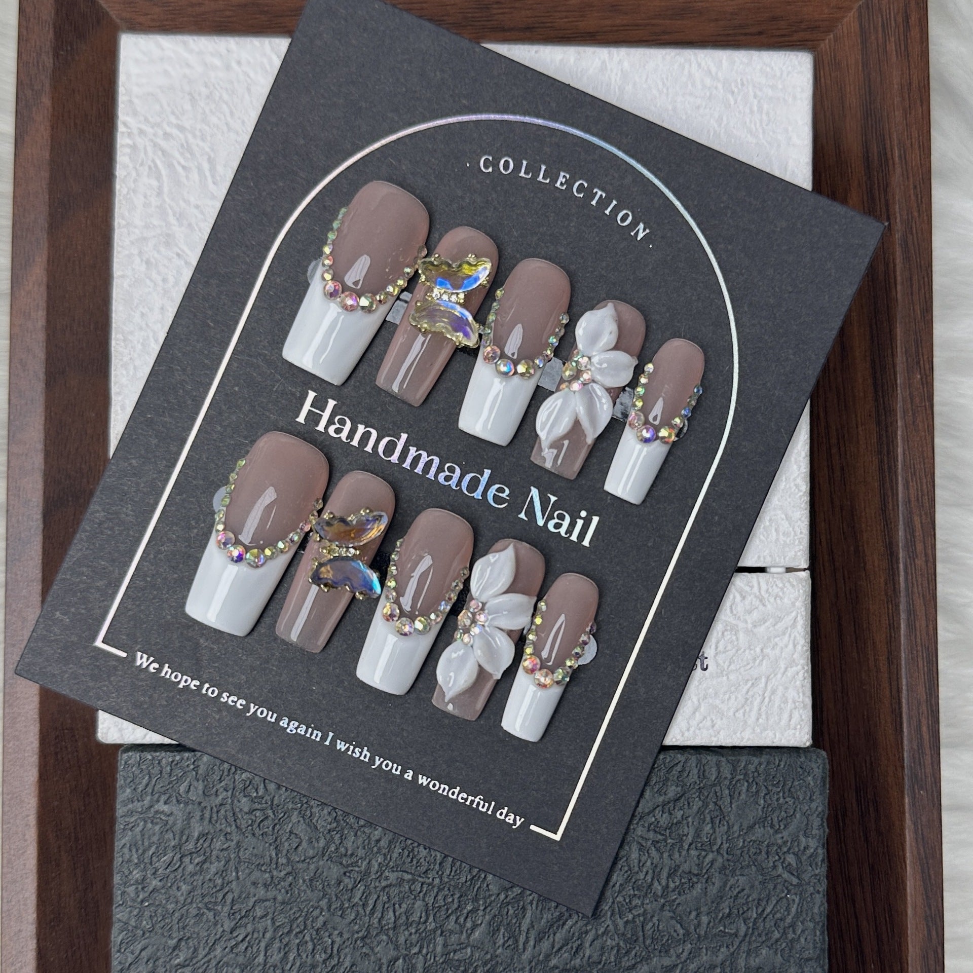 Spice girls punk pure hand-painted wearing nail film high sense summer