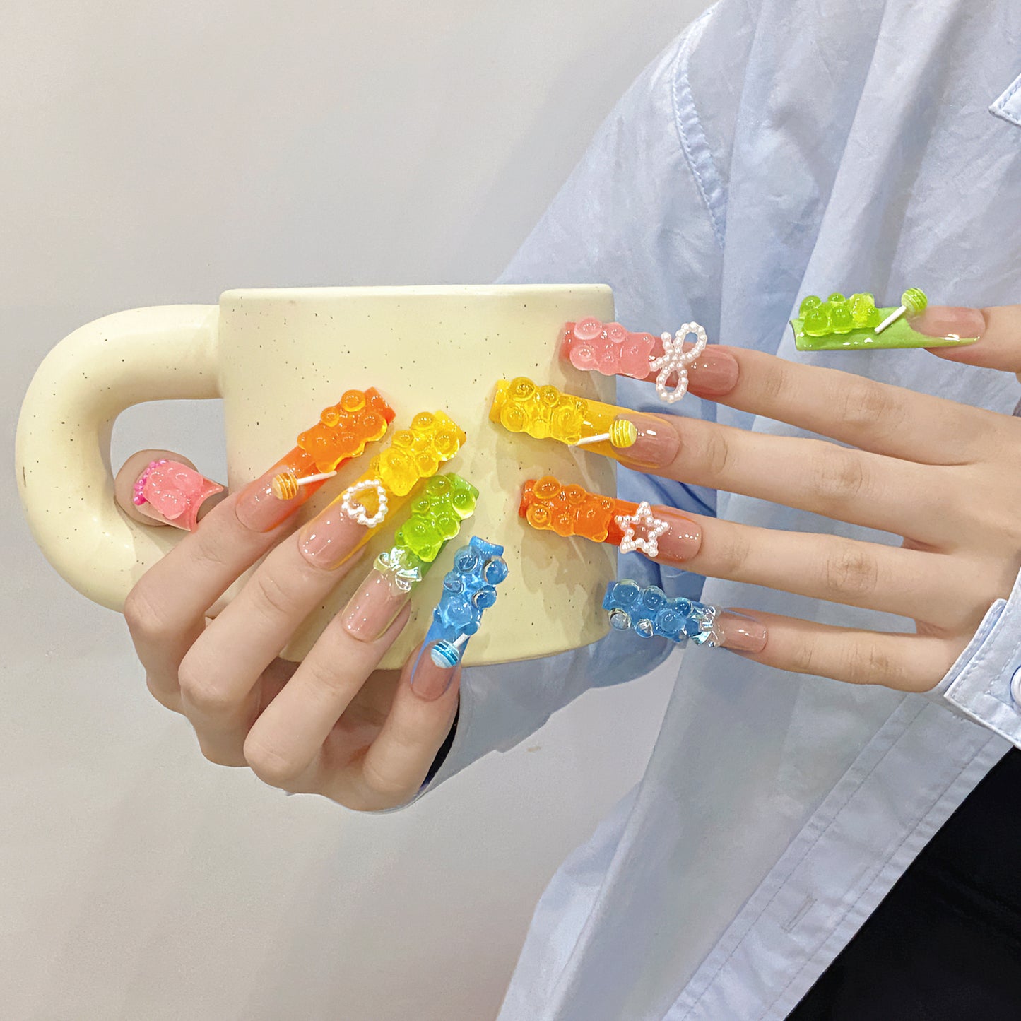 Unhas postiças artesanais puras, unhas postiças, beleza | 365nails