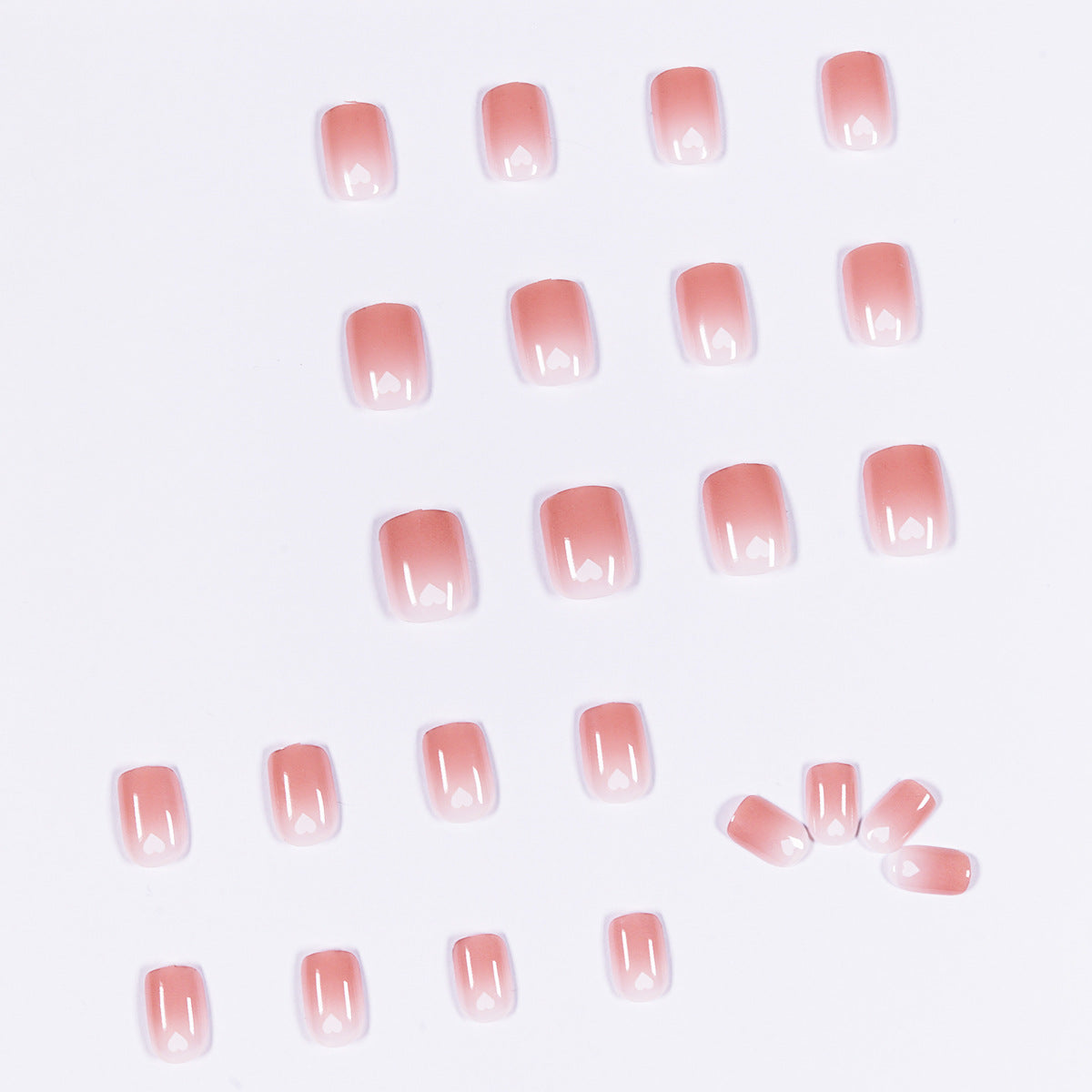 Naked Love Series press-on nails Art Finished Fake Nail Nail Patch Nail Patch Removable Nail Patch Soft Nail|365nails