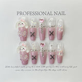 Collection Abstract Nail Art Sticker False Nail Detachable Finished Product Phototherapy Pure handmade press on nails Wear | 365nails