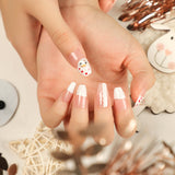 Uñas postizas, uñas postizas, uñas postizas, uñas navideñas, arte de uñas, colección terminada, parche para uñas, pegatinas para uñas, venta de fábrica | 365nails