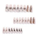 Pegatinas para uñas de manicura de línea simple, lindas pegatinas de dibujos animados, producto terminado de ballet, venta al por mayor | 365nails