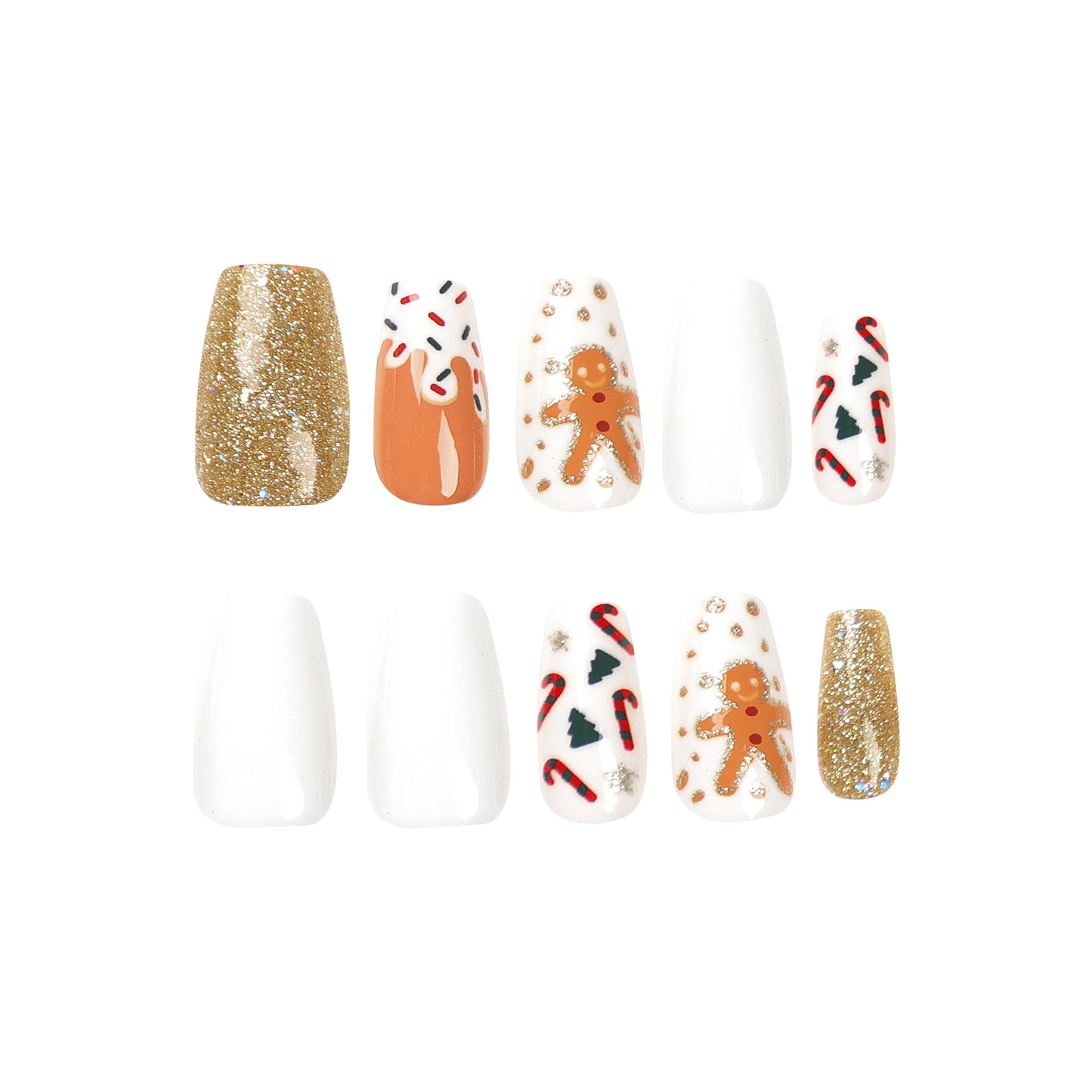 New Christmas Elk Nail Art Removable Wearable Nail Special for Ballet False Nail Nail Products Wholesale of Finished Products|365nails