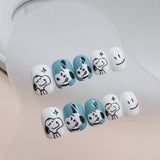 Unhas infantis divertidas e fofas, atacado, 24 peças | 365 unhas