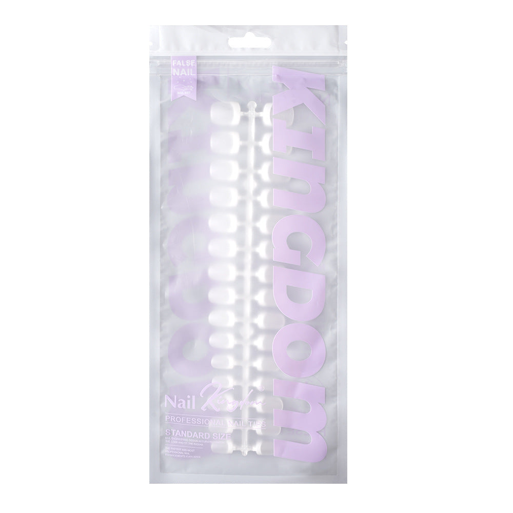 Nail Tips hot-selling nail pieces Frosted French, no-carving and grinding nail patches Prefabricated nail 120 pieces False nail wholesale