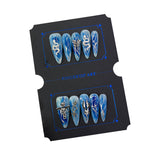 Press-On Nails Instruction Card Multi-style bronzing (MOQ:50 pieces)