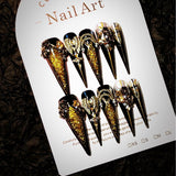 Title Black & Gold Baroque | Luxe Art Series Press-On Nails