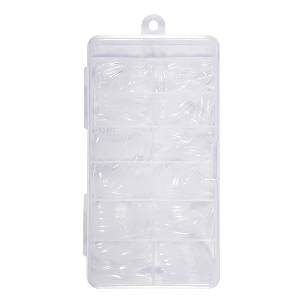 Nail Tips new non-marking semi-matte coarse sand almond short almond nail piece manicure fake nail extension nail piece 120 pieces