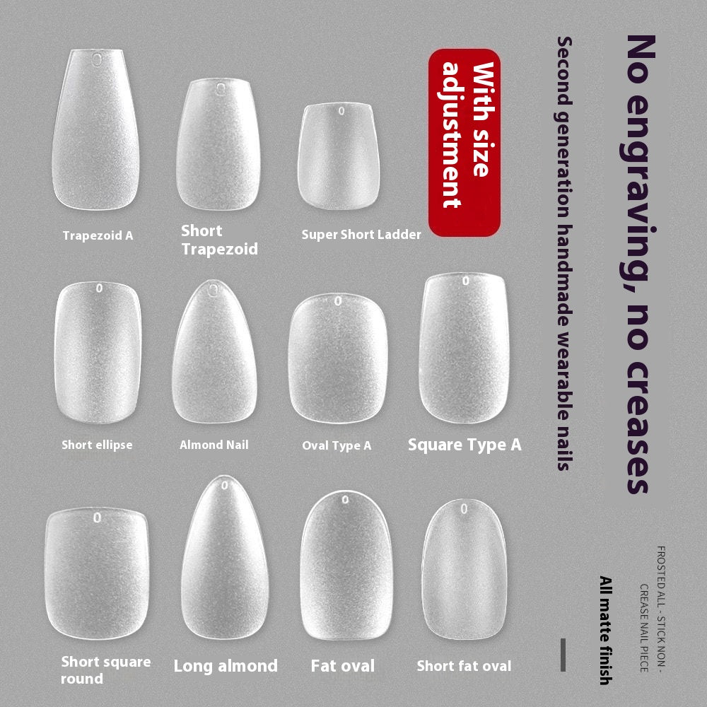 Pontas de unha com almofadas de pressão, sem necessidade de entalhar ou lixar, adesivos de unhas postiças ultrafinos e sem costura, sacos de atacado com 300 peças | 365 unhas
