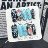 Parche de uñas Spice Girl, dulce y fresco, de metal pintado a mano, para dar forma a uñas postizas hechas a mano, parche para uñas mediano y largo, fácil de usar | 365nails