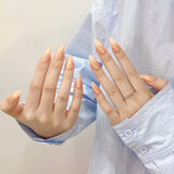 Fototerapia artesanal pura para unhas, unhas postiças, produto final clareador versátil rosa nude, arte de unha reutilizável | 365nails