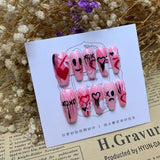 Collection Abstract Nail Art Sticker False Nail Detachable Finished Product Phototherapy Pure handmade press on nails Wear | 365nails