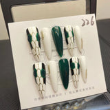 Unhas postiças para Halloween, decoração de unhas de Halloween, produto finalizado | 365nails