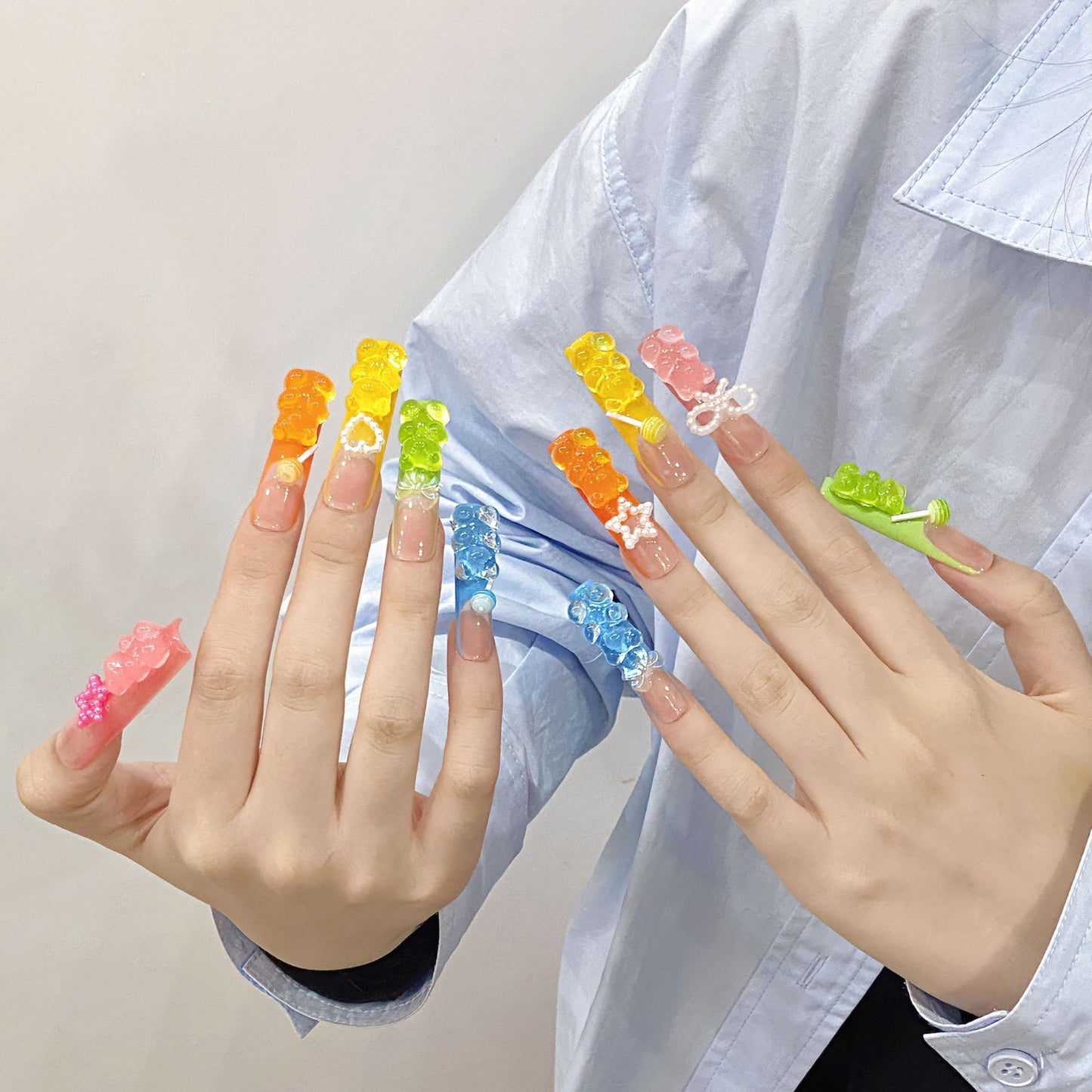 Unhas postiças artesanais puras, unhas postiças, beleza | 365nails