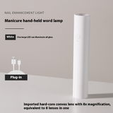 Mini Portable Handheld Flat LED Nail Lamp for Gel Polish