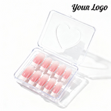 Custom Press-On Nail Packaging Boxes with Plastic Inner Tray (MOQ 1,000)