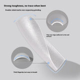 Nail Tips press on nails pads, matte 240 pieces, full stickers, transparent oval trapezoidal non-marking, no-grinding patches, nail pads