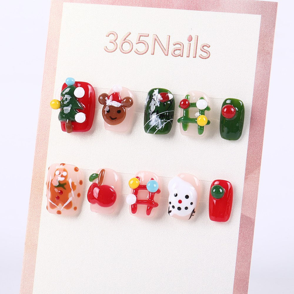 365Nails Christmas 3D Hand-painted Mix Set