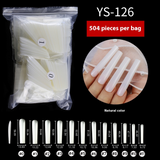 Nail Tips XXXL plus rectangular nail,  fake nails, full stickers, square nail pads,  trapezoidal nail art, square head transparent nail pads